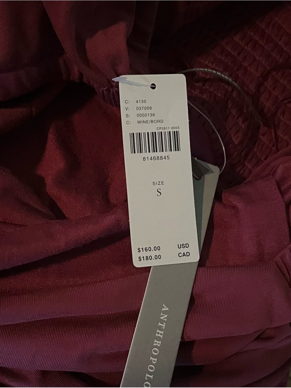 Anthropologie Square Neck Ruched Midi Dress New Small - Picture 4 of 14